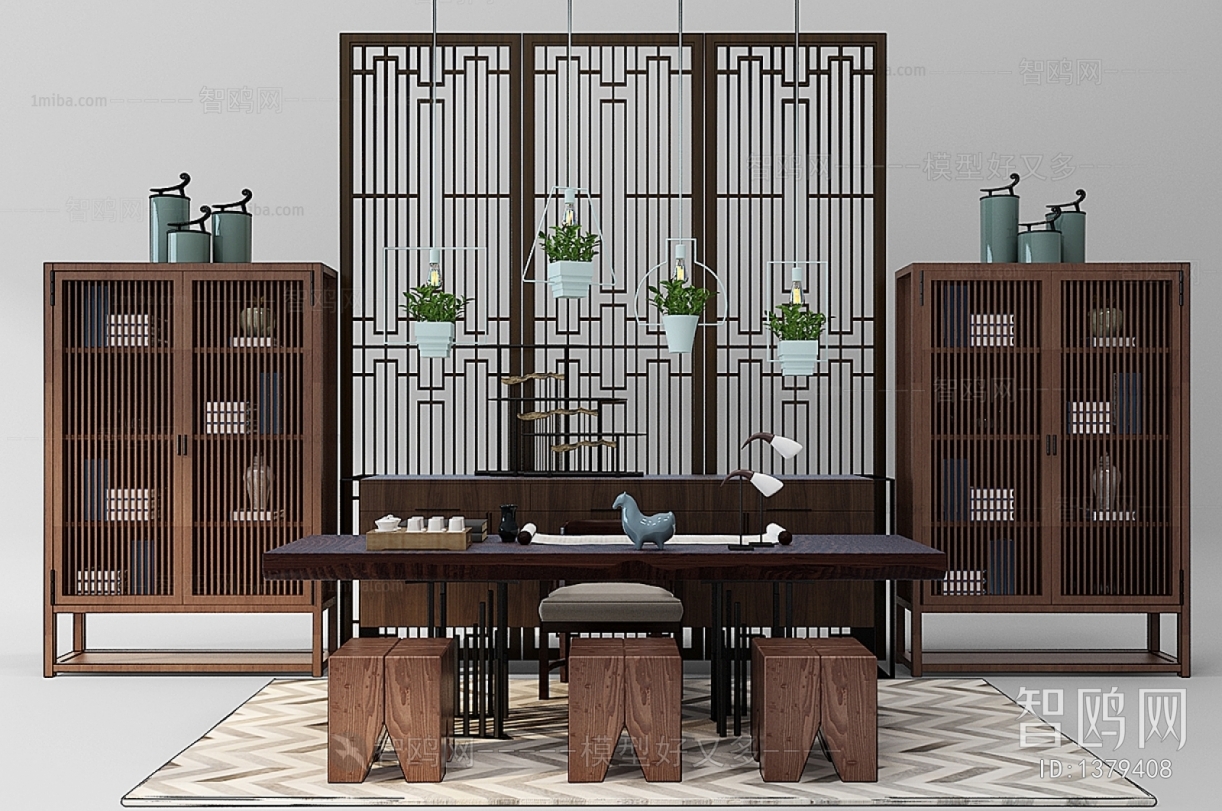 Chinese Style Tea Tables And Chairs