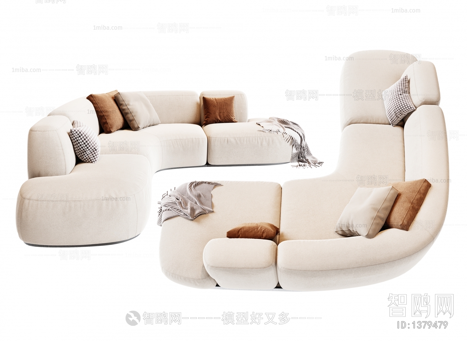 Modern Multi Person Sofa