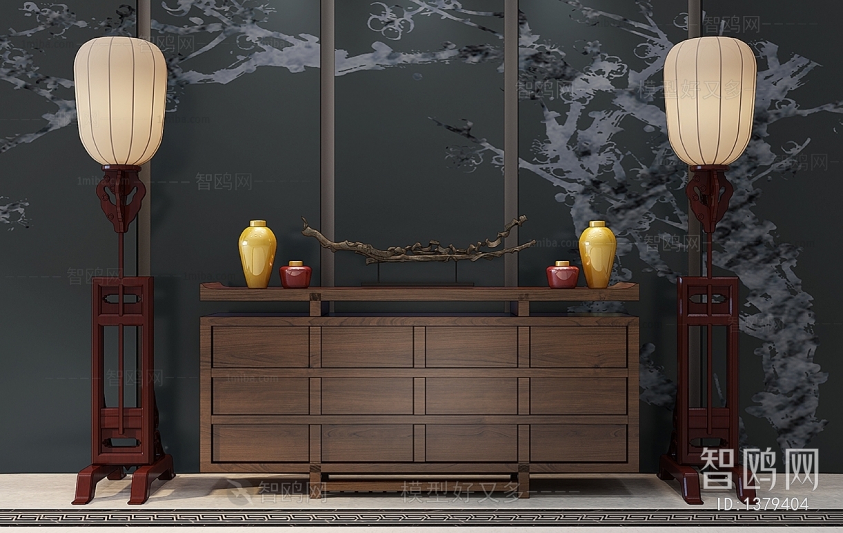 New Chinese Style Side Cabinet/Entrance Cabinet