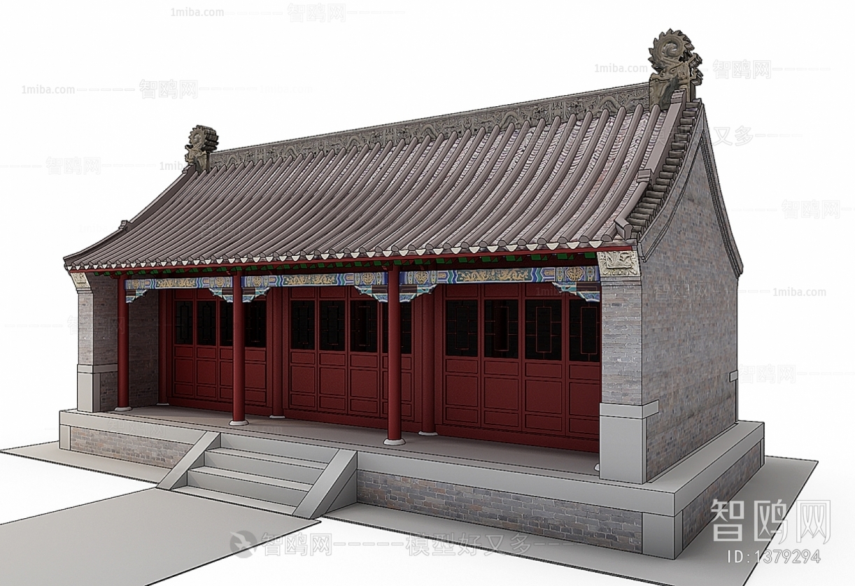 Chinese Style Ancient Architectural Buildings