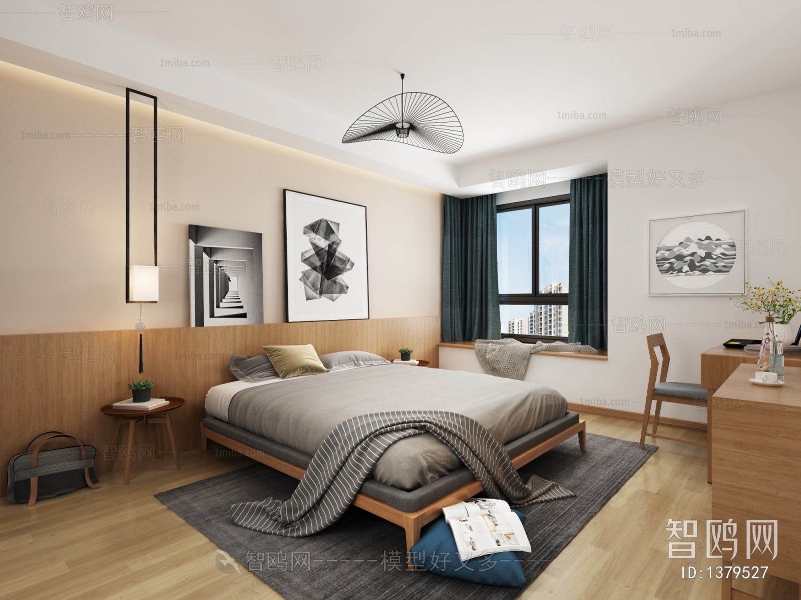 New Chinese Style Bedroom