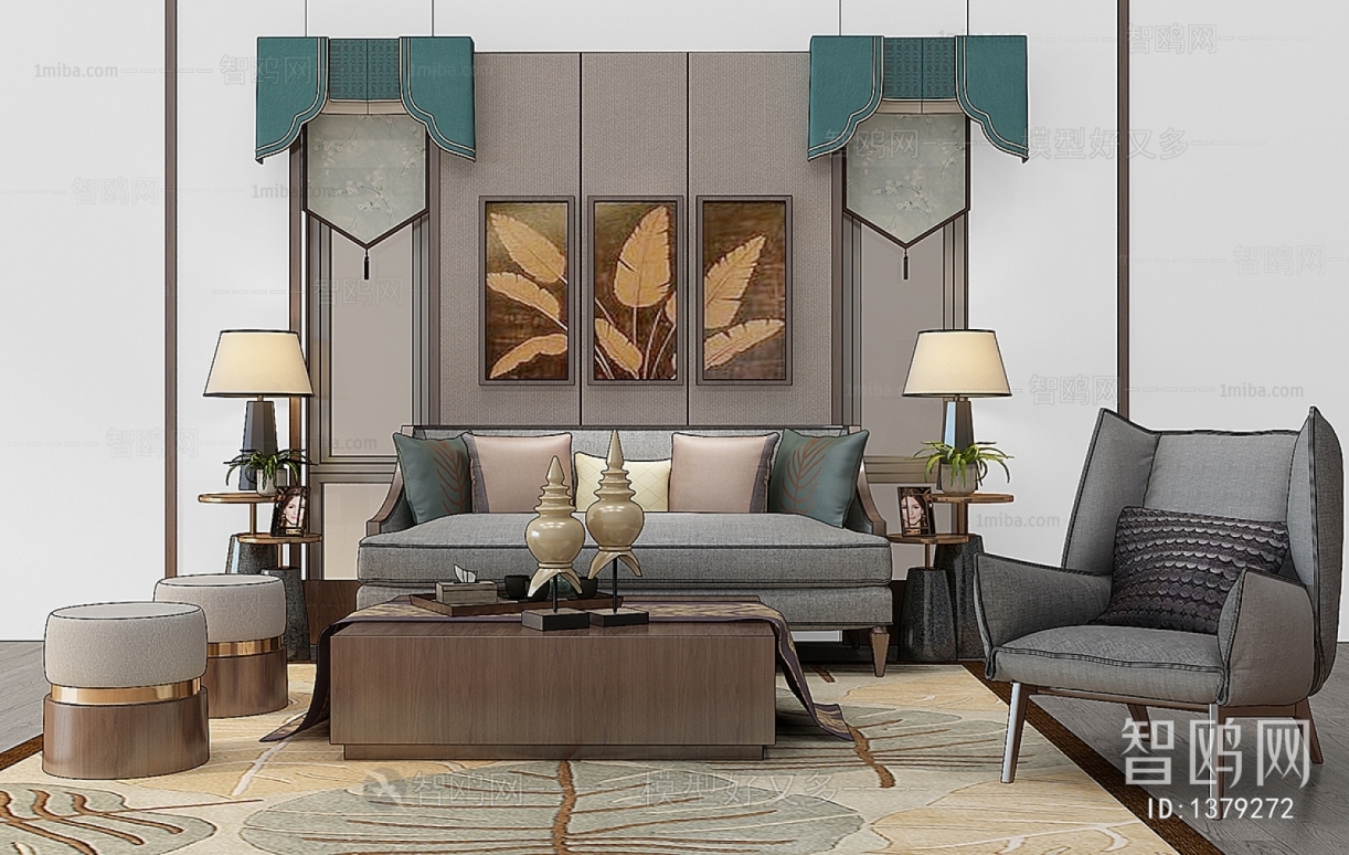 Southeast Asian Style Sofa Combination