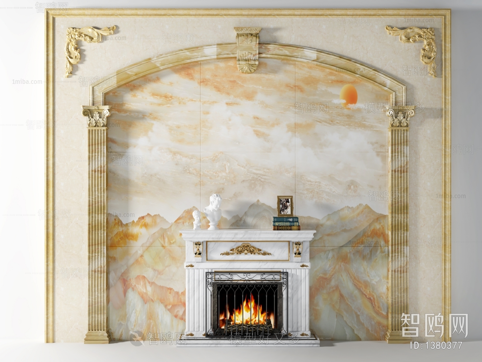 European Style Fireplace