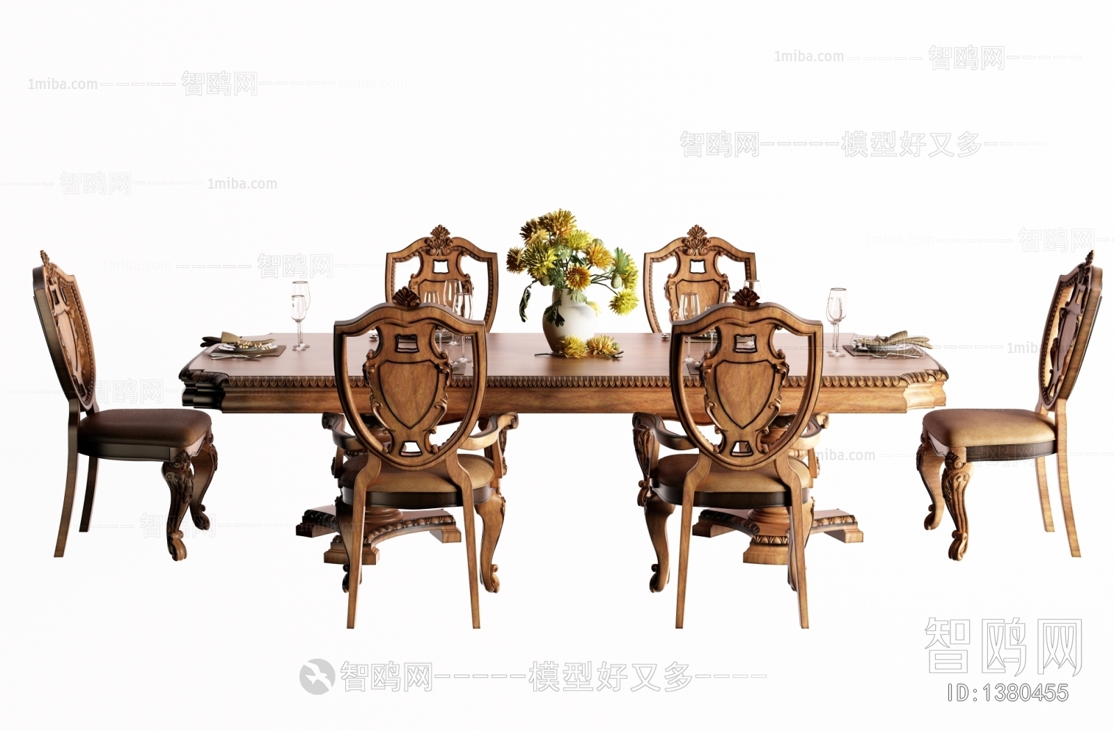 American Style Dining Table And Chairs