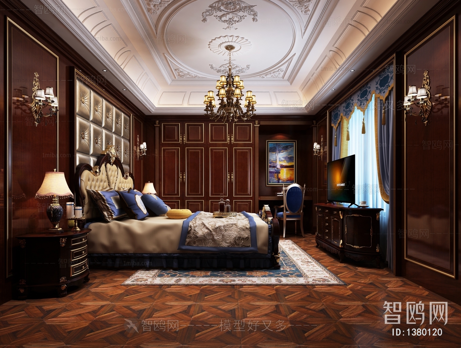 欧式古典卧室