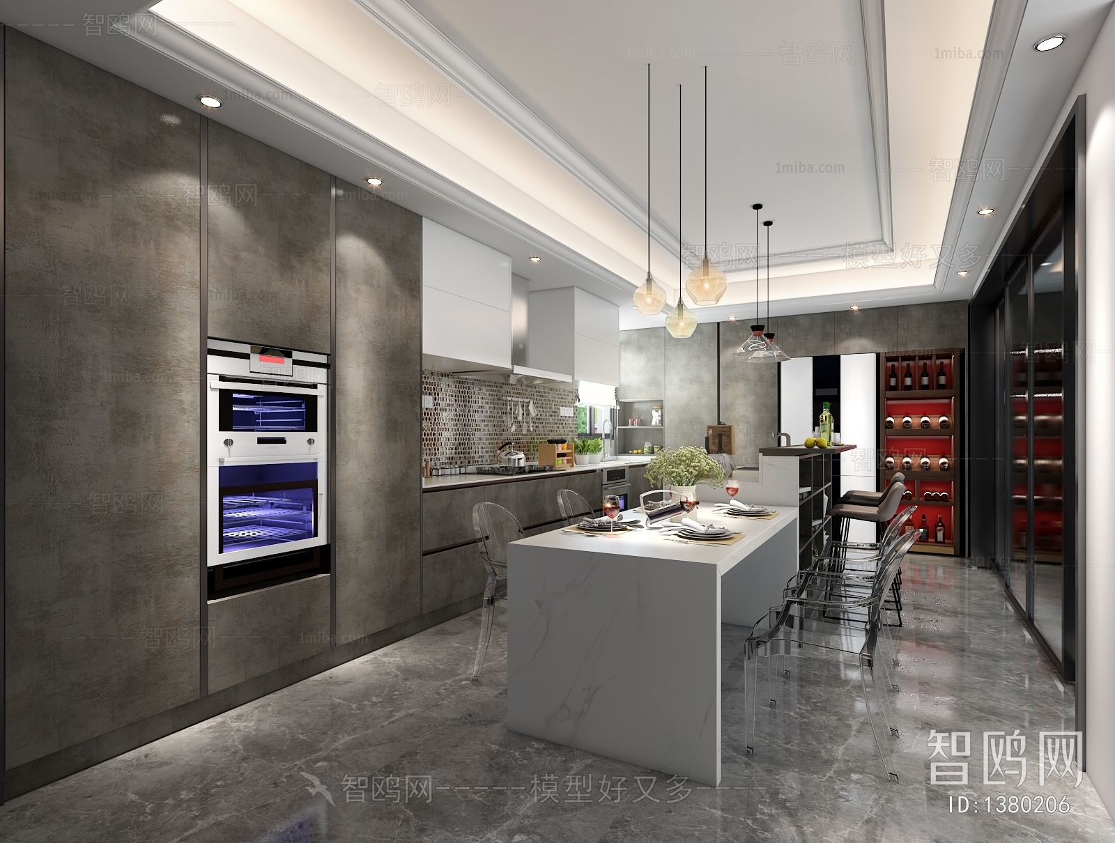 Modern Open Kitchen