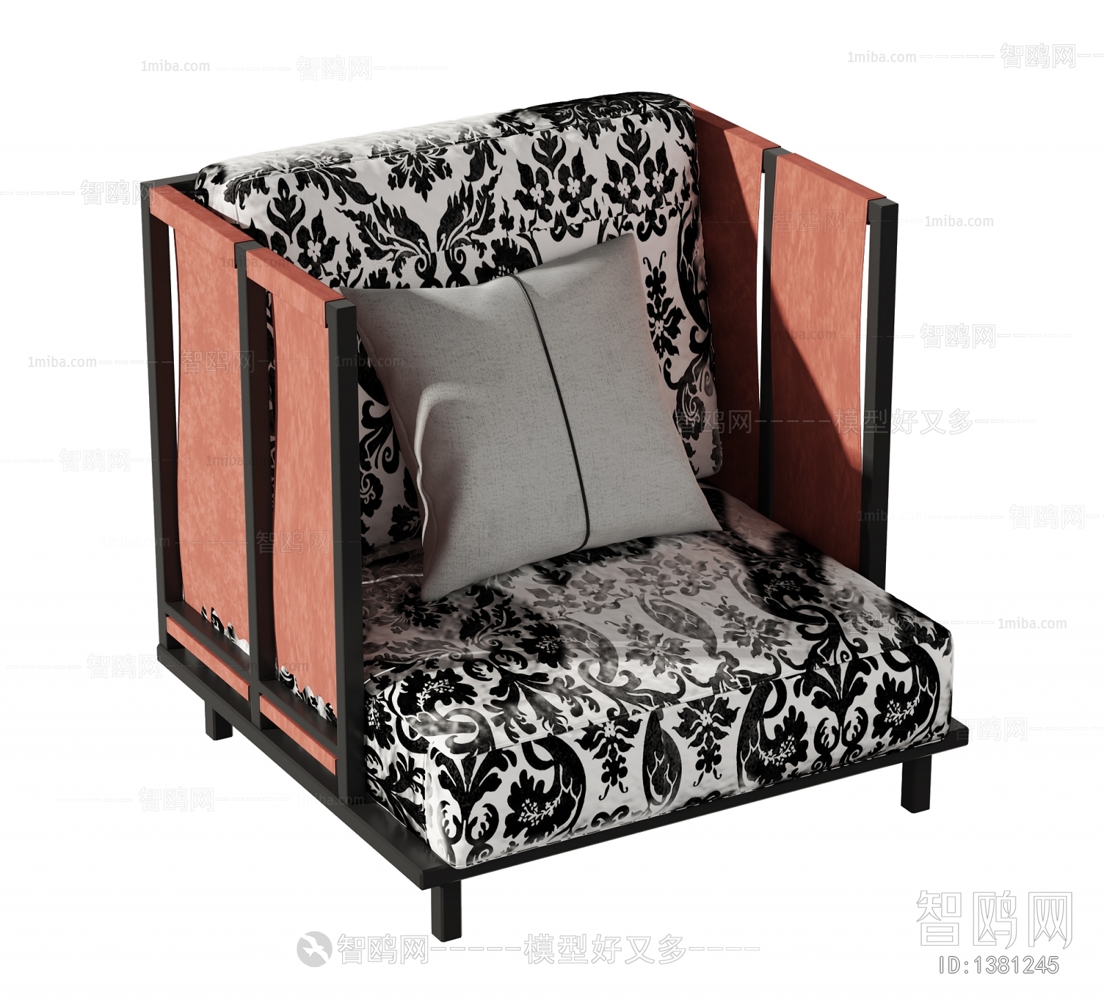 Chinese Style New Chinese Style Single Sofa