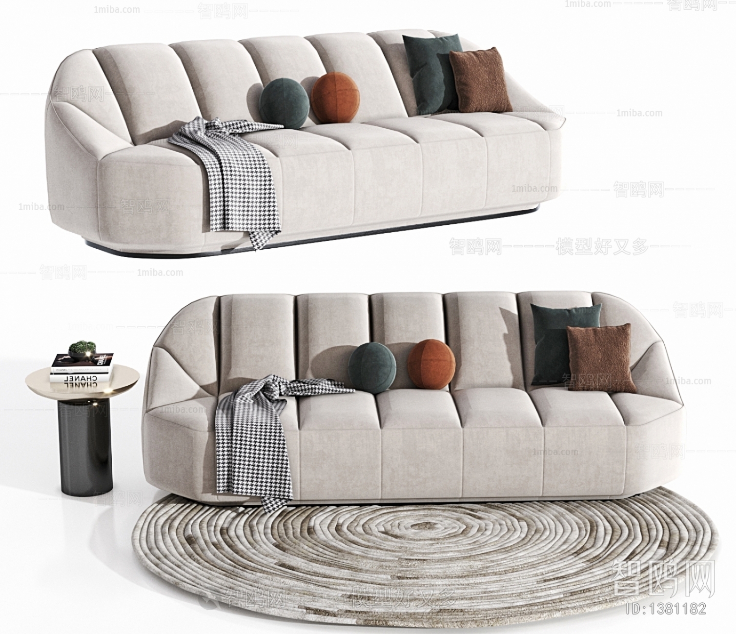 Modern Three-seat Sofa