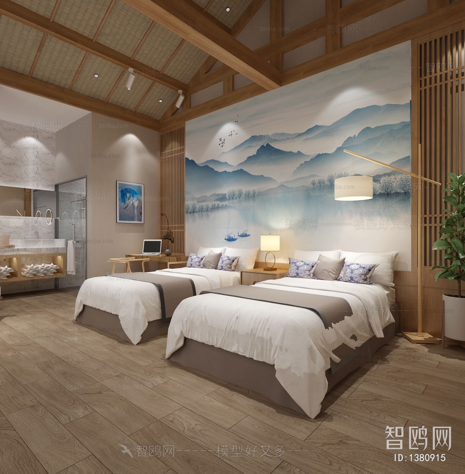 New Chinese Style Guest Room