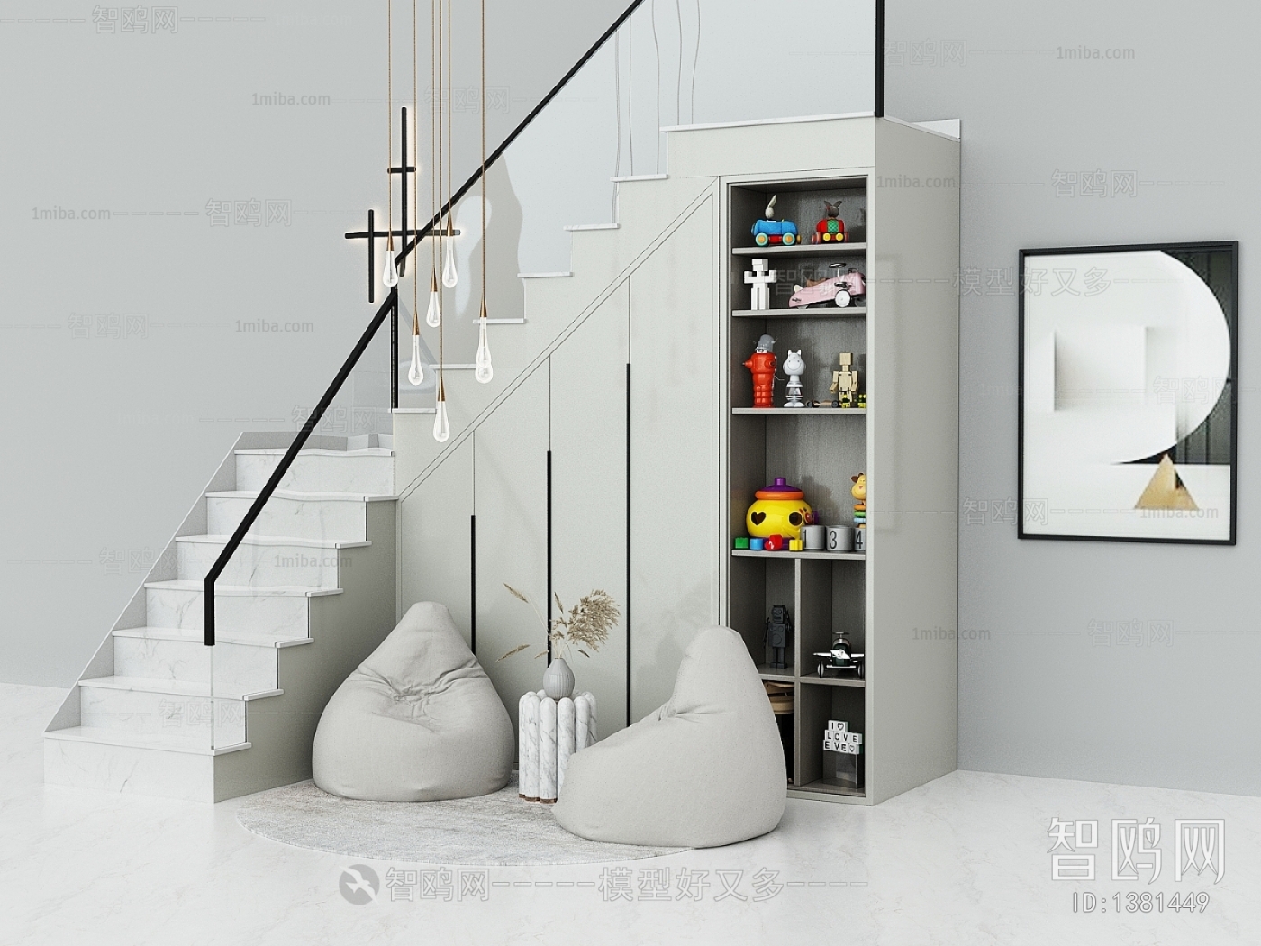 Modern Stair Balustrade/elevator