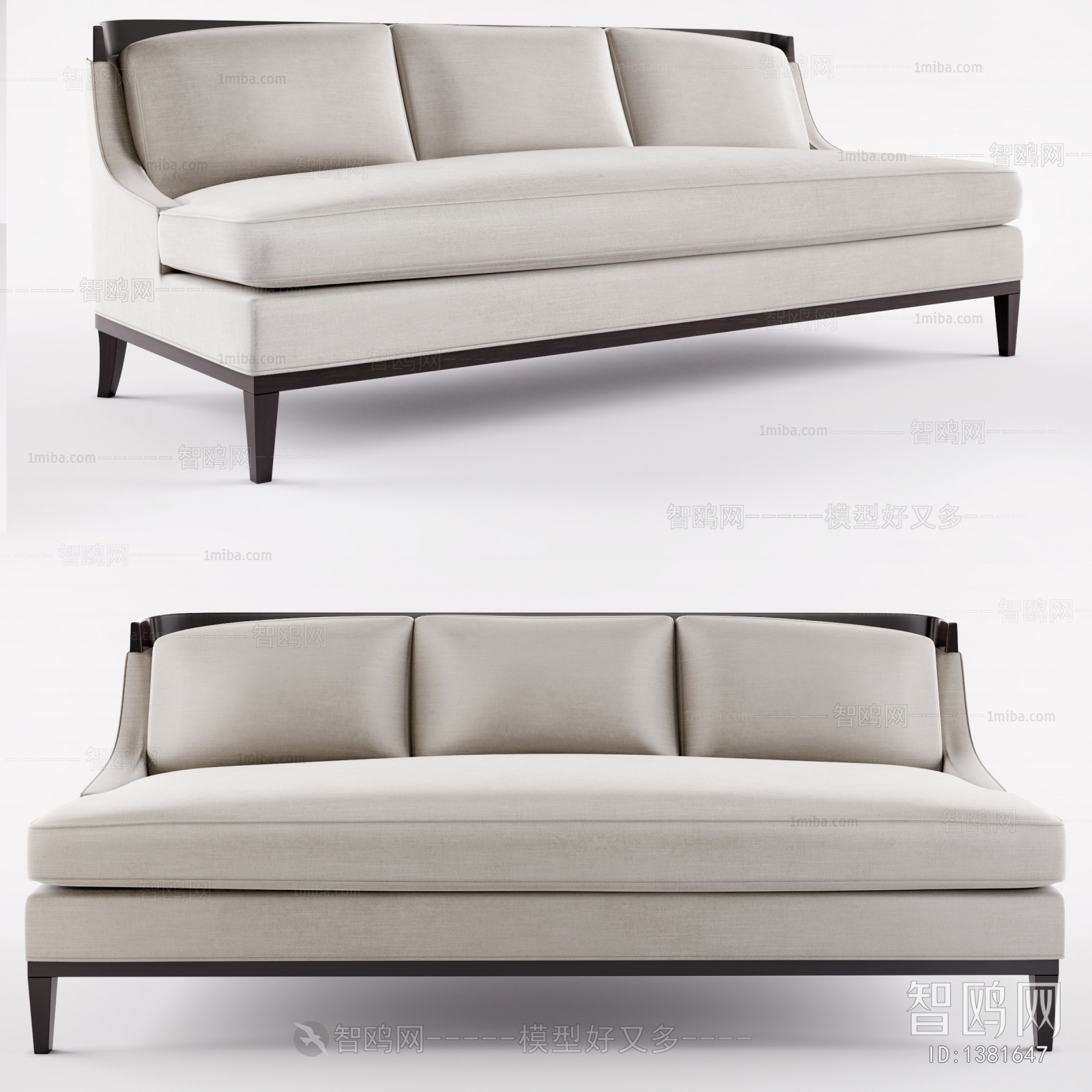 American Style Three-seat Sofa