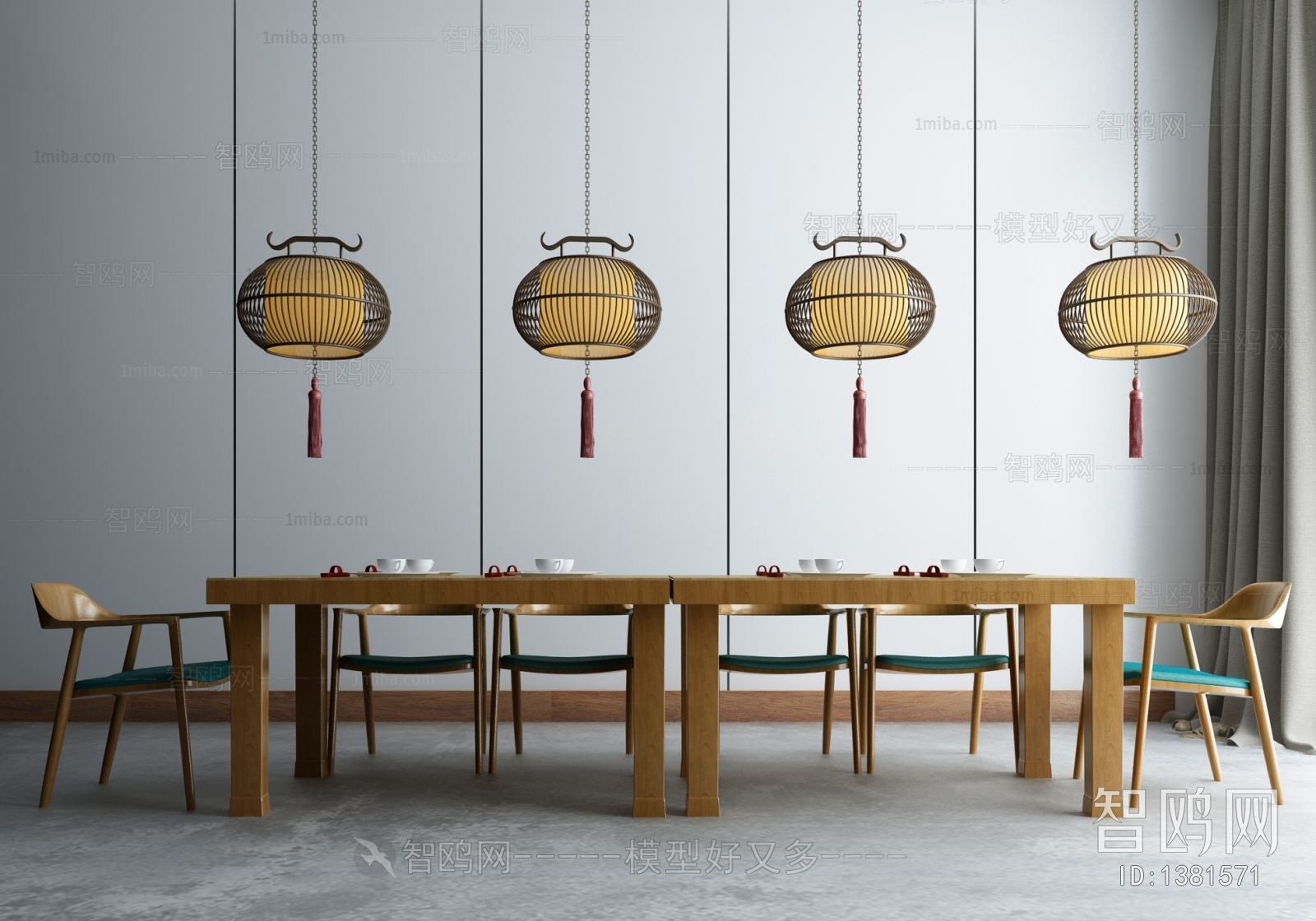 New Chinese Style Dining Table And Chairs