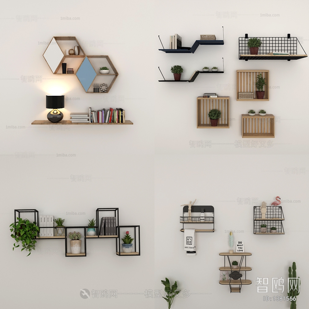 Modern Nordic Style Shelving