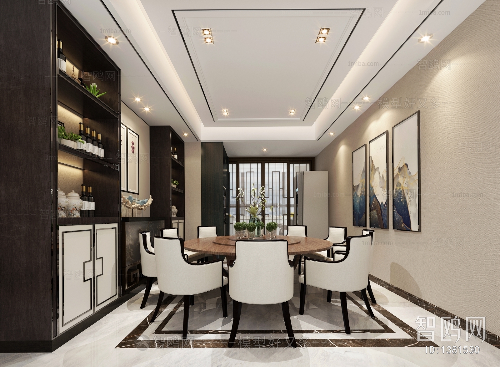 Modern New Chinese Style Dining Room