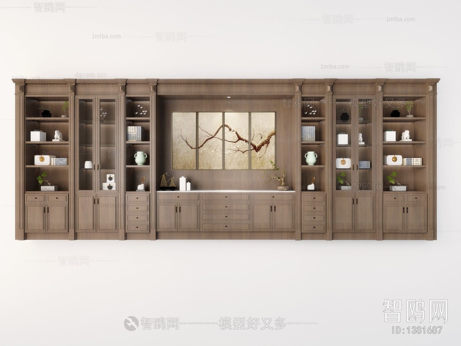 Chinese Style Bookcase