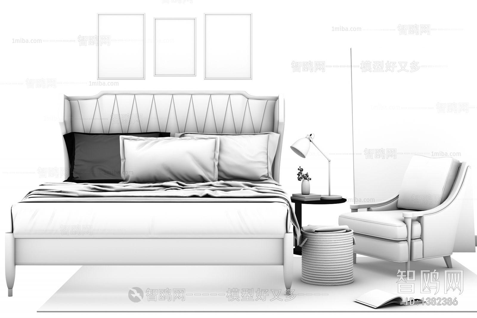 Nordic Style Double Bed