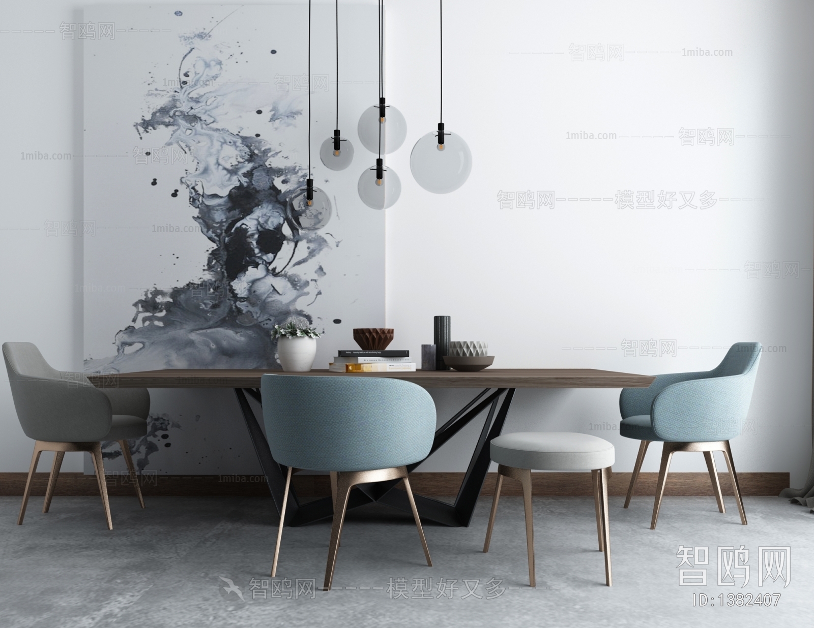 Nordic Style Dining Table And Chairs