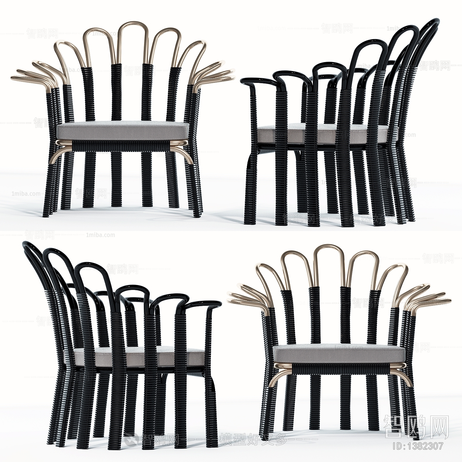 Modern Simple European Style Lounge Chair
