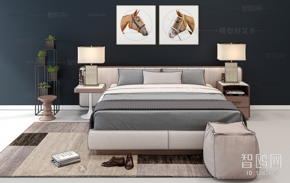 Modern Double Bed