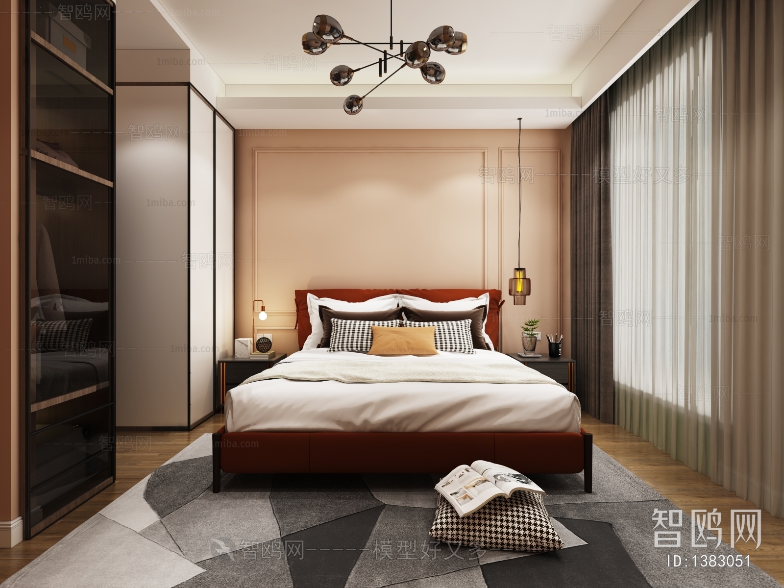 New Chinese Style Bedroom