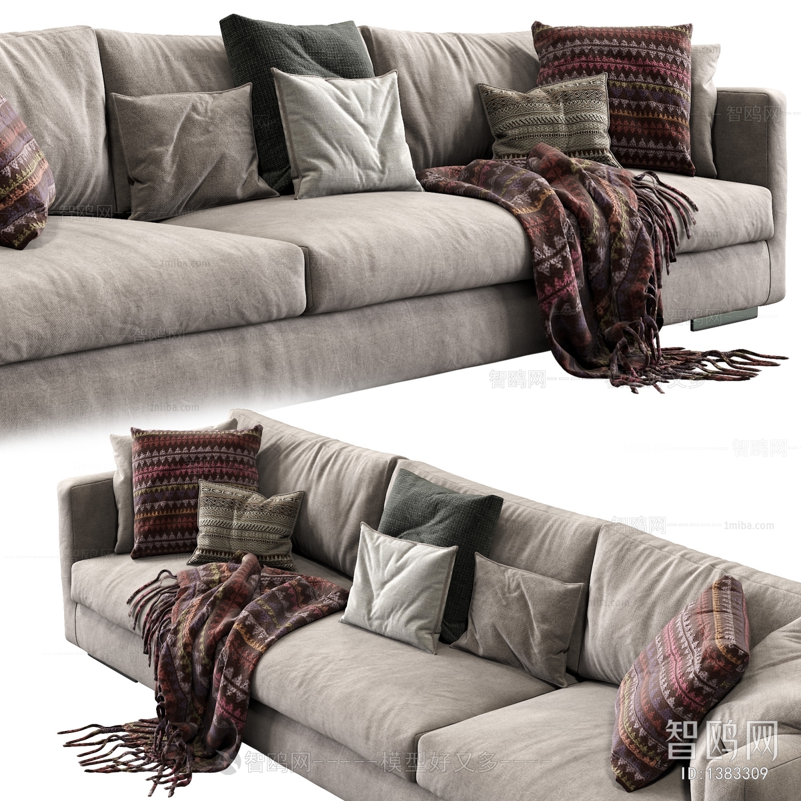 Modern Three-seat Sofa