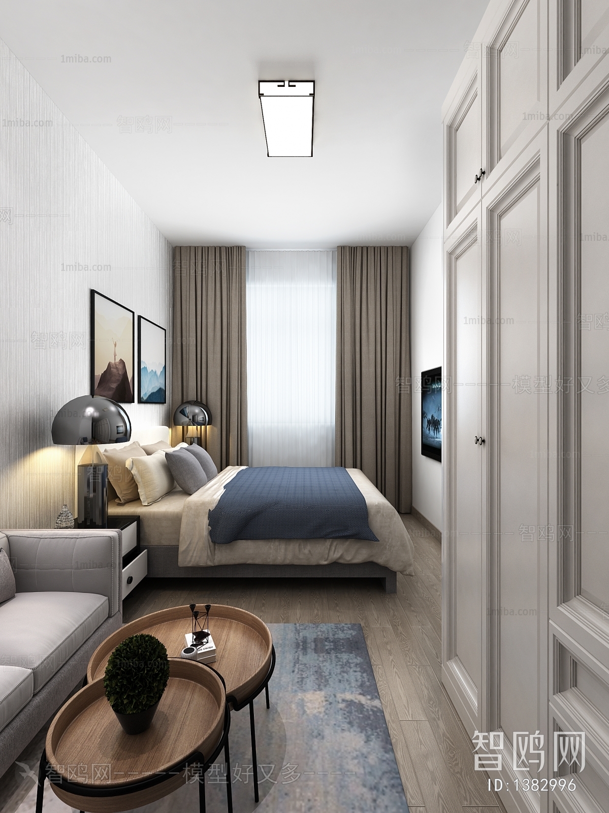 Modern Nordic Style Bedroom