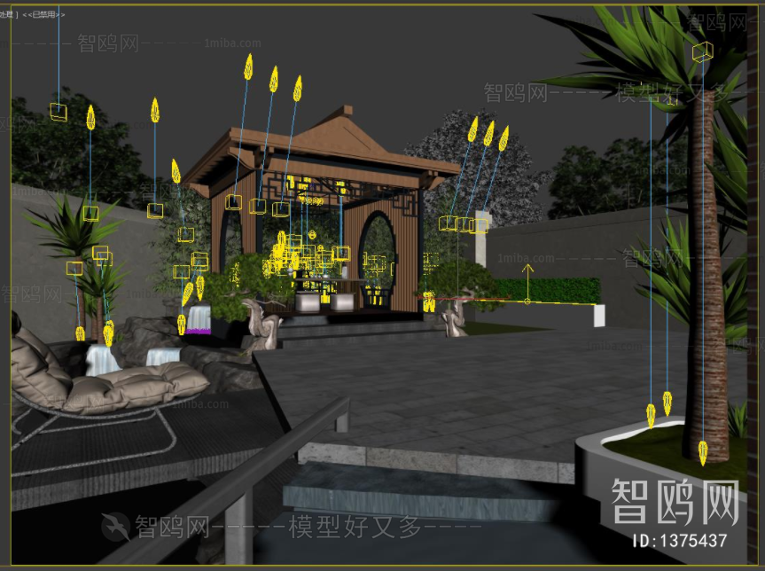 New Chinese Style Courtyard/landscape