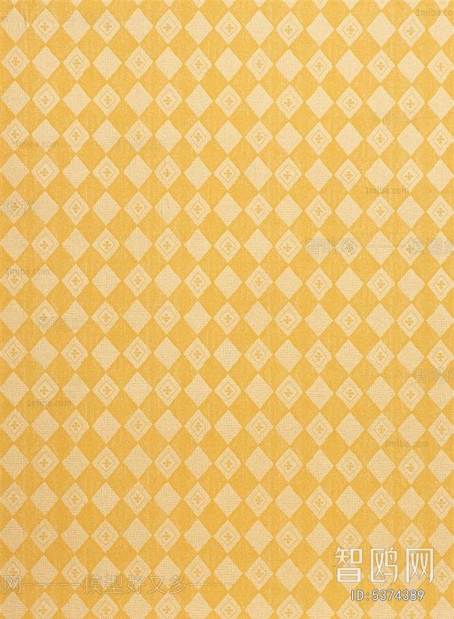 黄色格子布纹