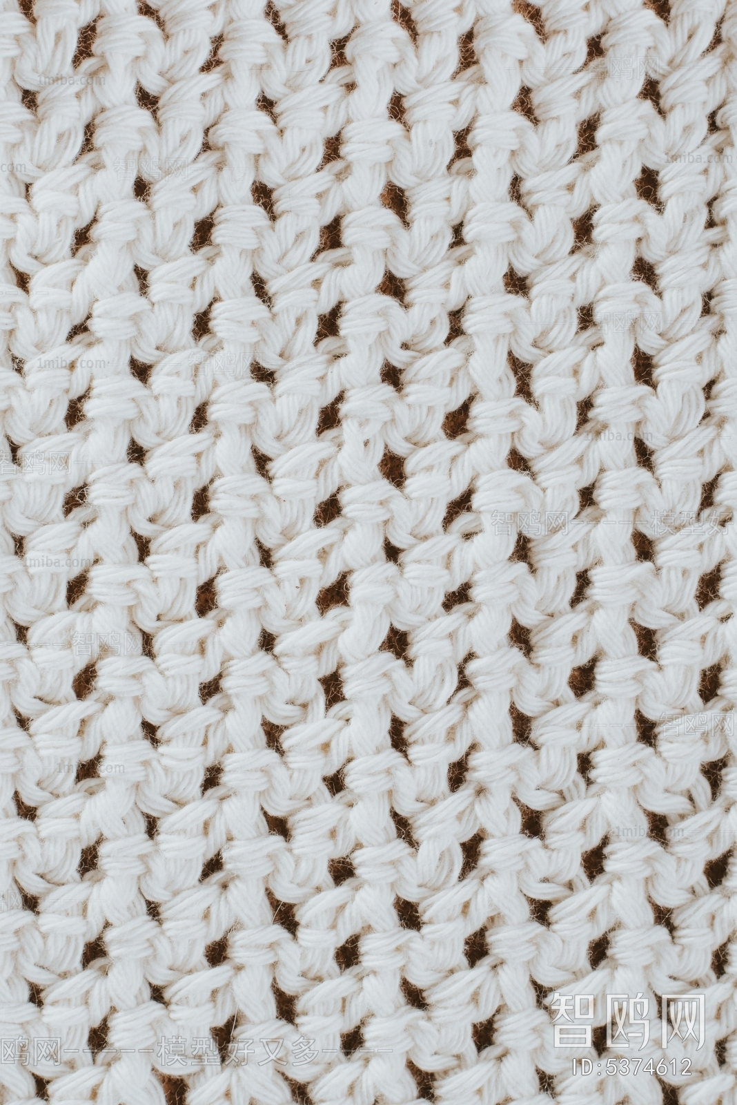 白色编织