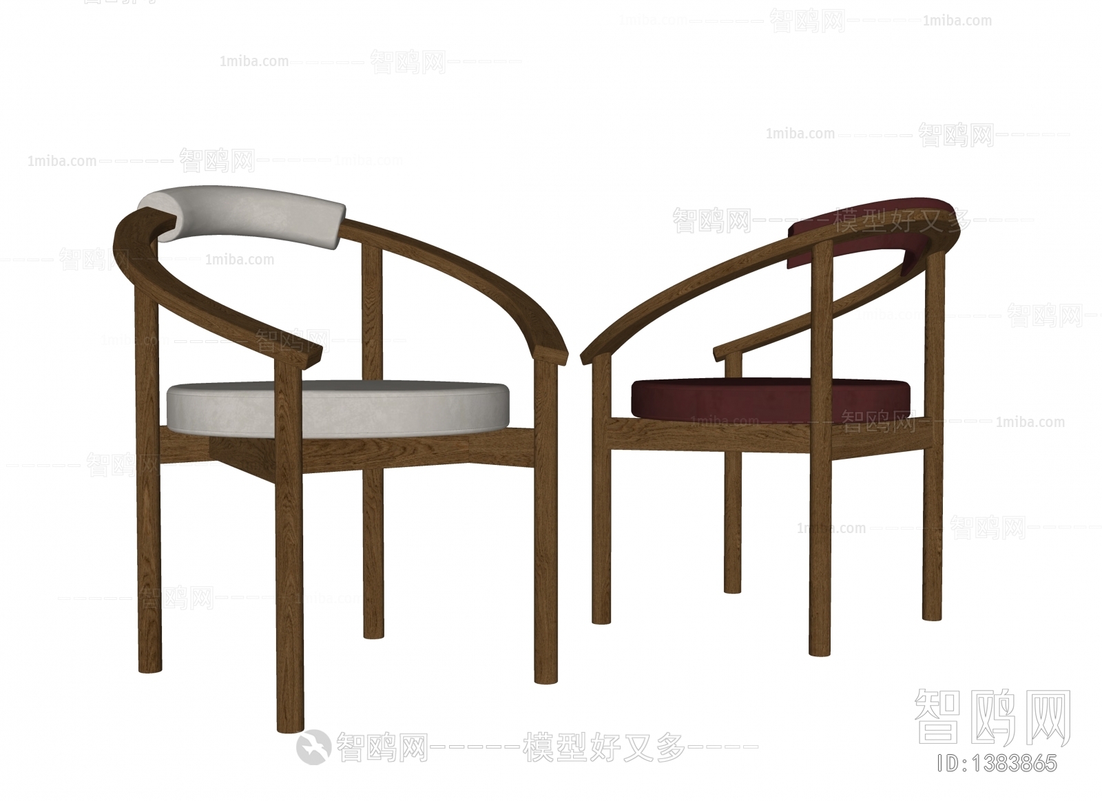 Wabi-sabi Style Single Chair