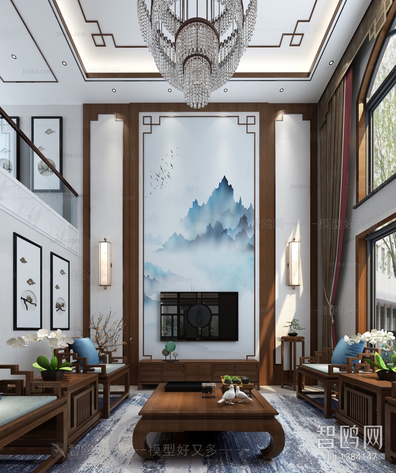 New Chinese Style Hallway