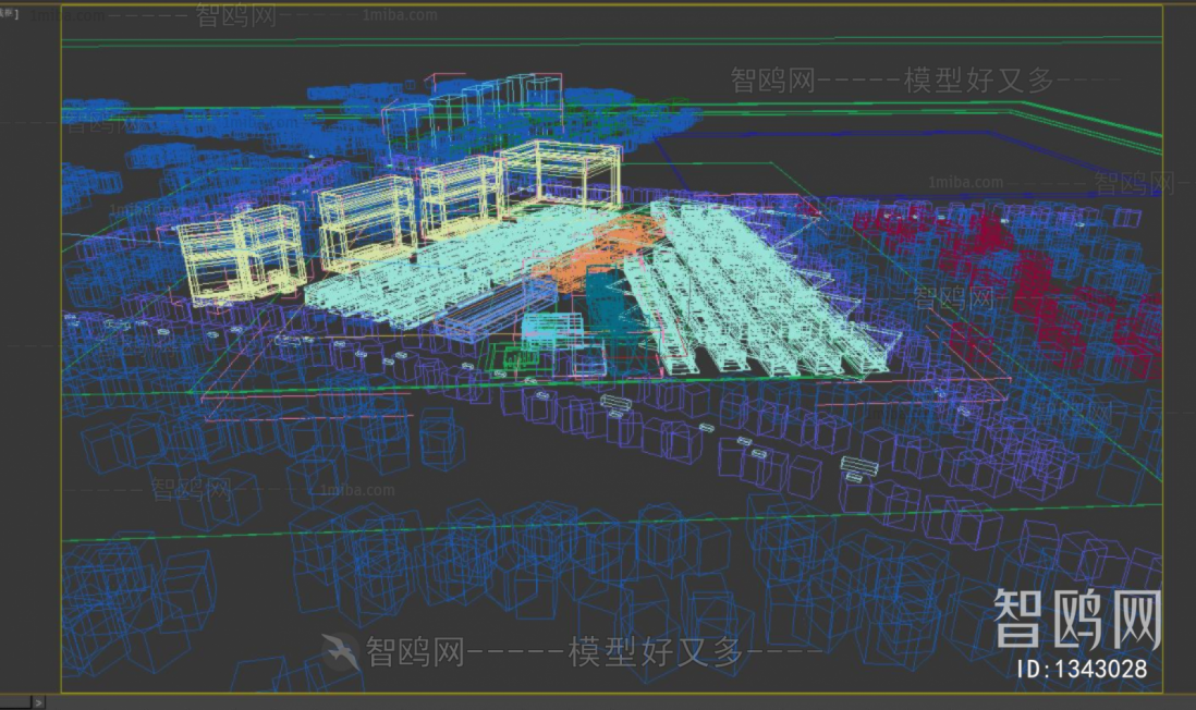 European Style Architectural Bird's-eye View Planning