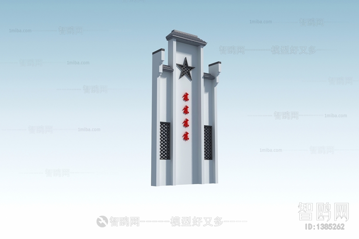 新古典红军建筑小品