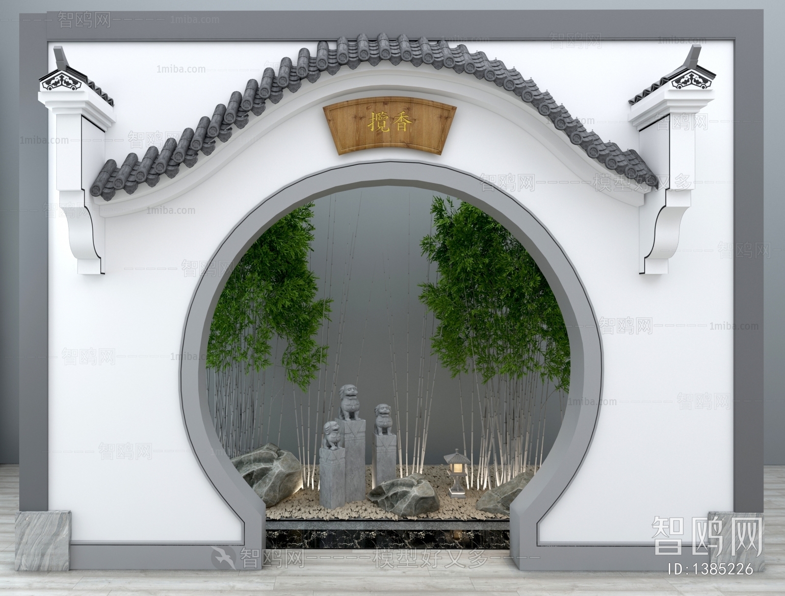 New Chinese Style Facade Element