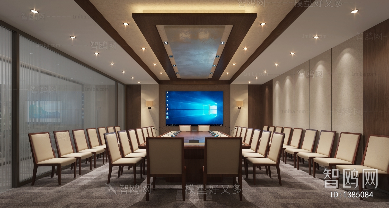 New Chinese Style Meeting Room