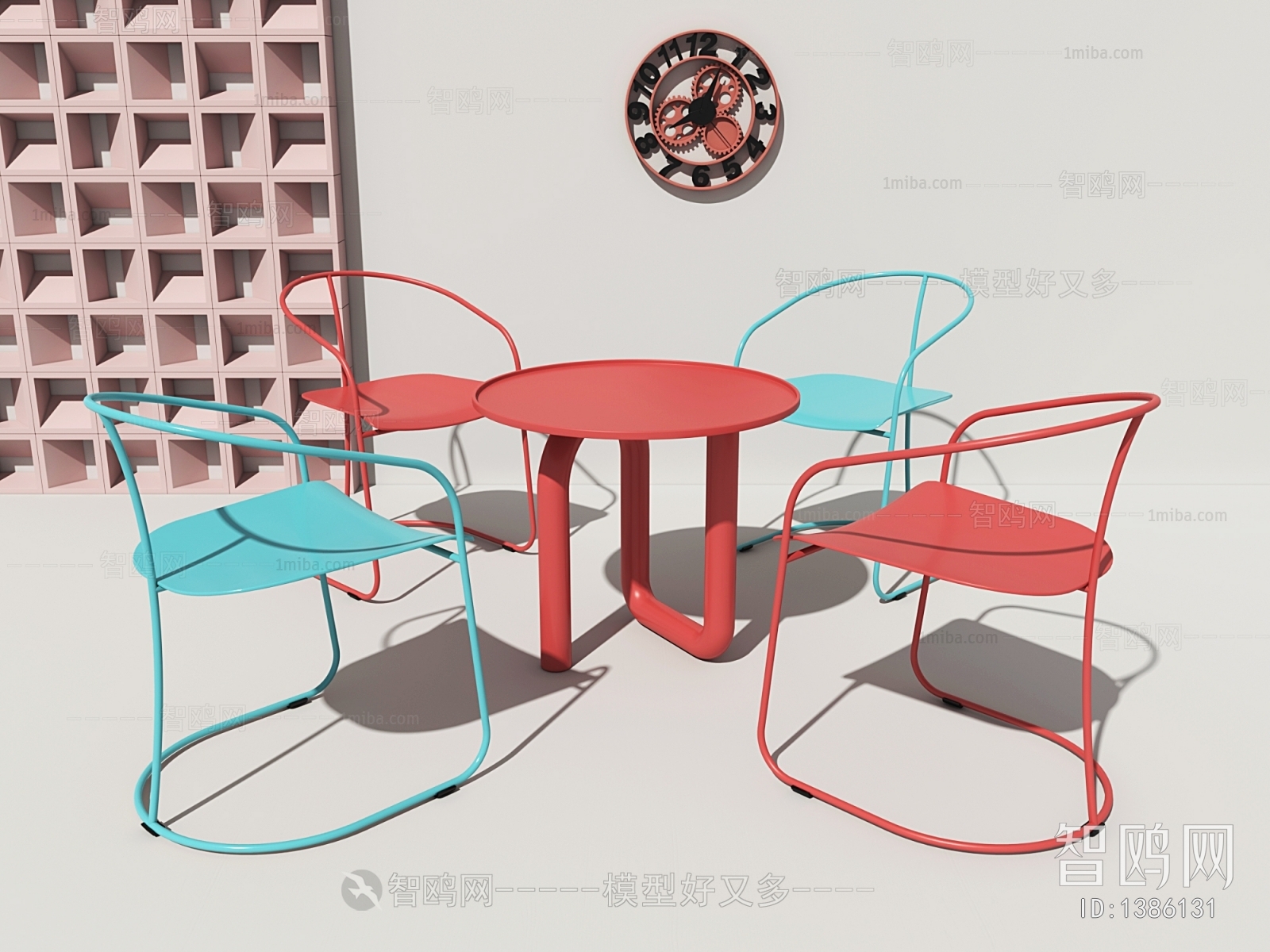 工业风网红休闲桌椅组合