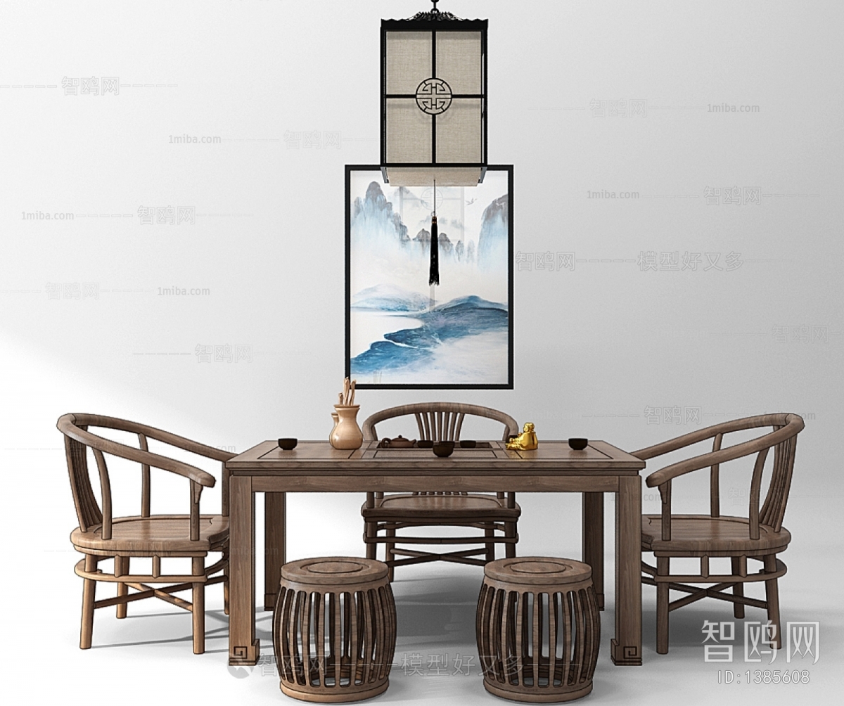 Chinese Style Tea Tables And Chairs