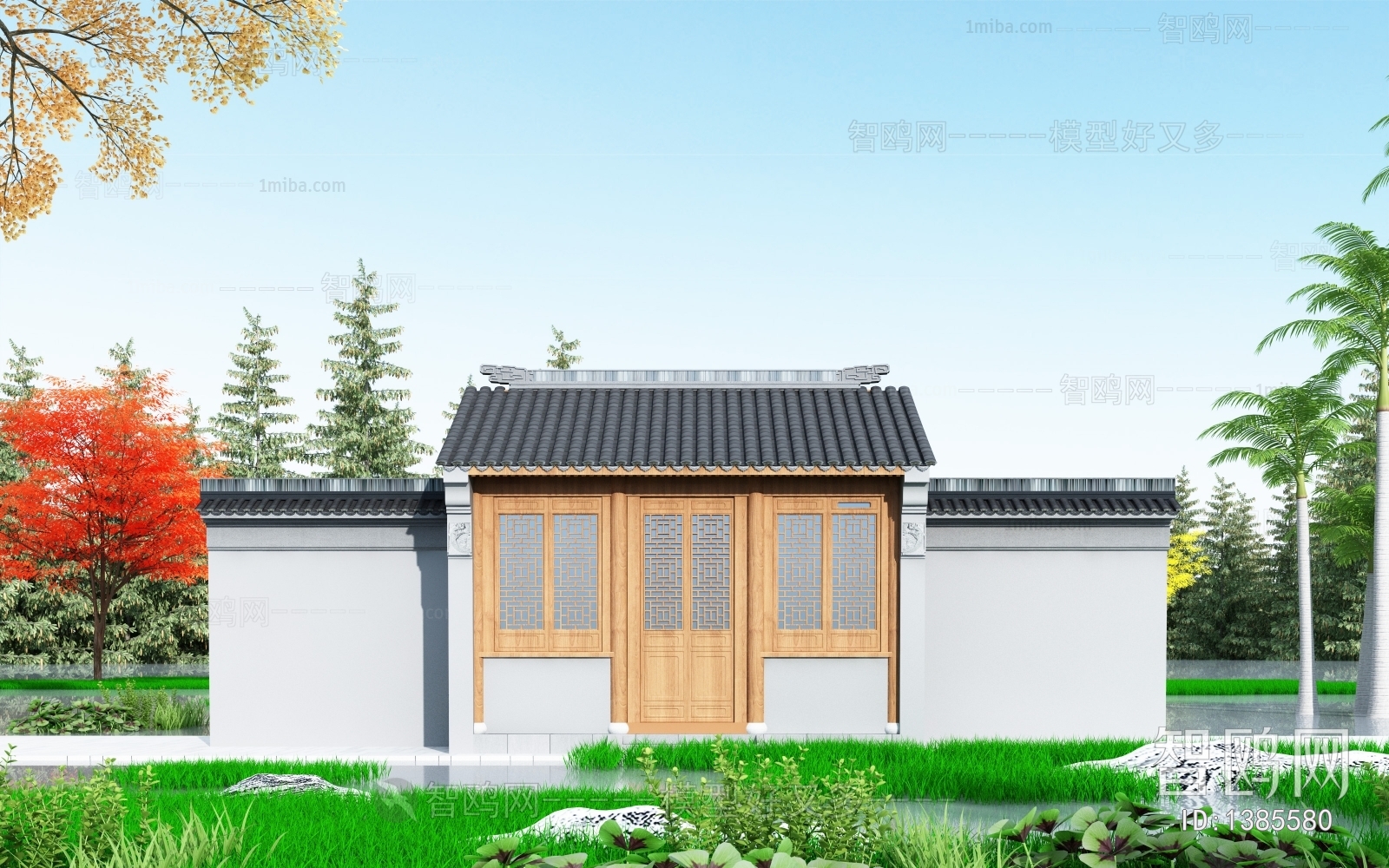 Chinese Style Facade Element