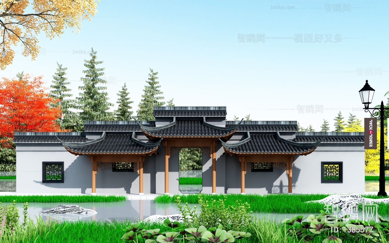 Chinese Style Ancient Architectural Buildings