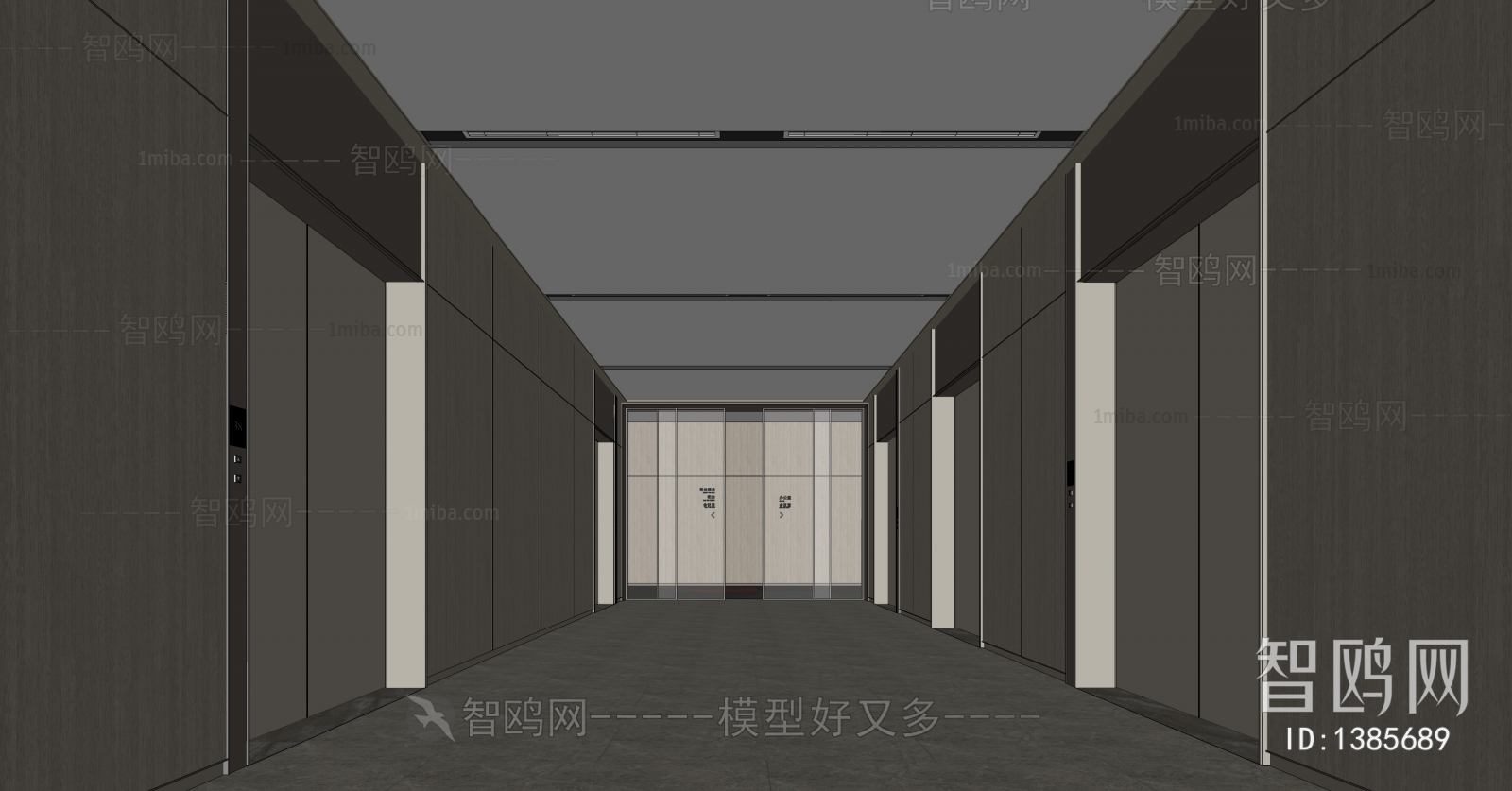 Modern Corridor/elevator Hall