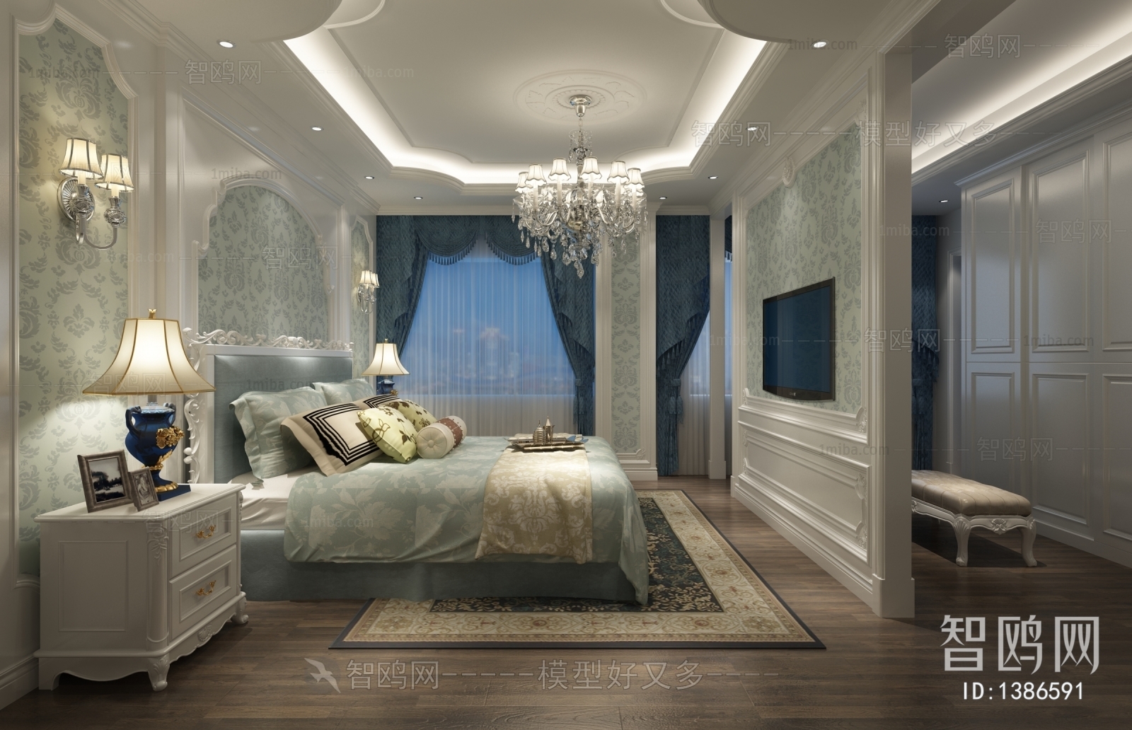 European Style Bedroom