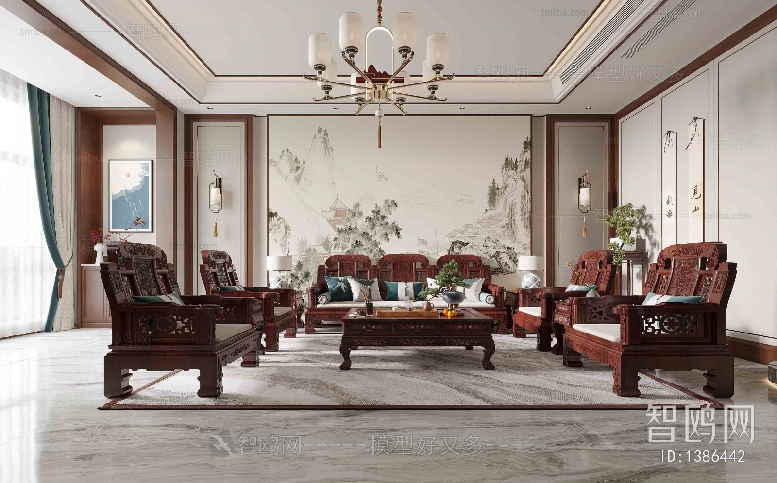 Chinese Style A Living Room