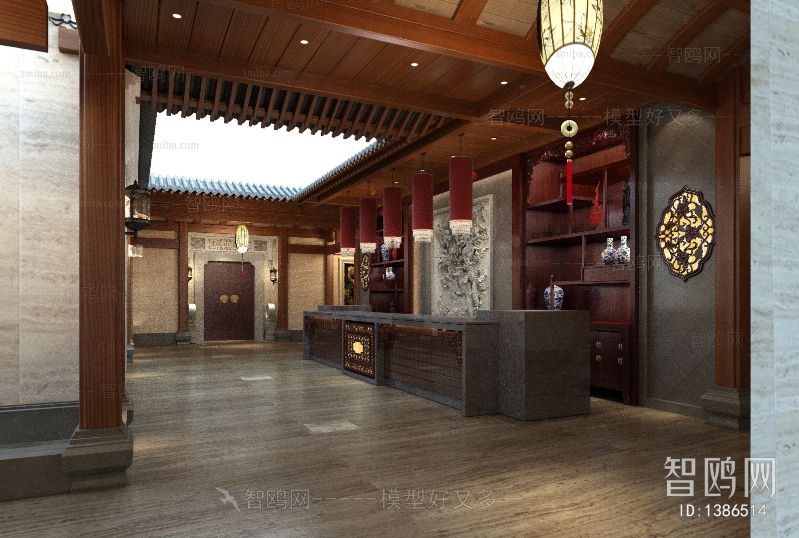 Chinese Style Hotel Space