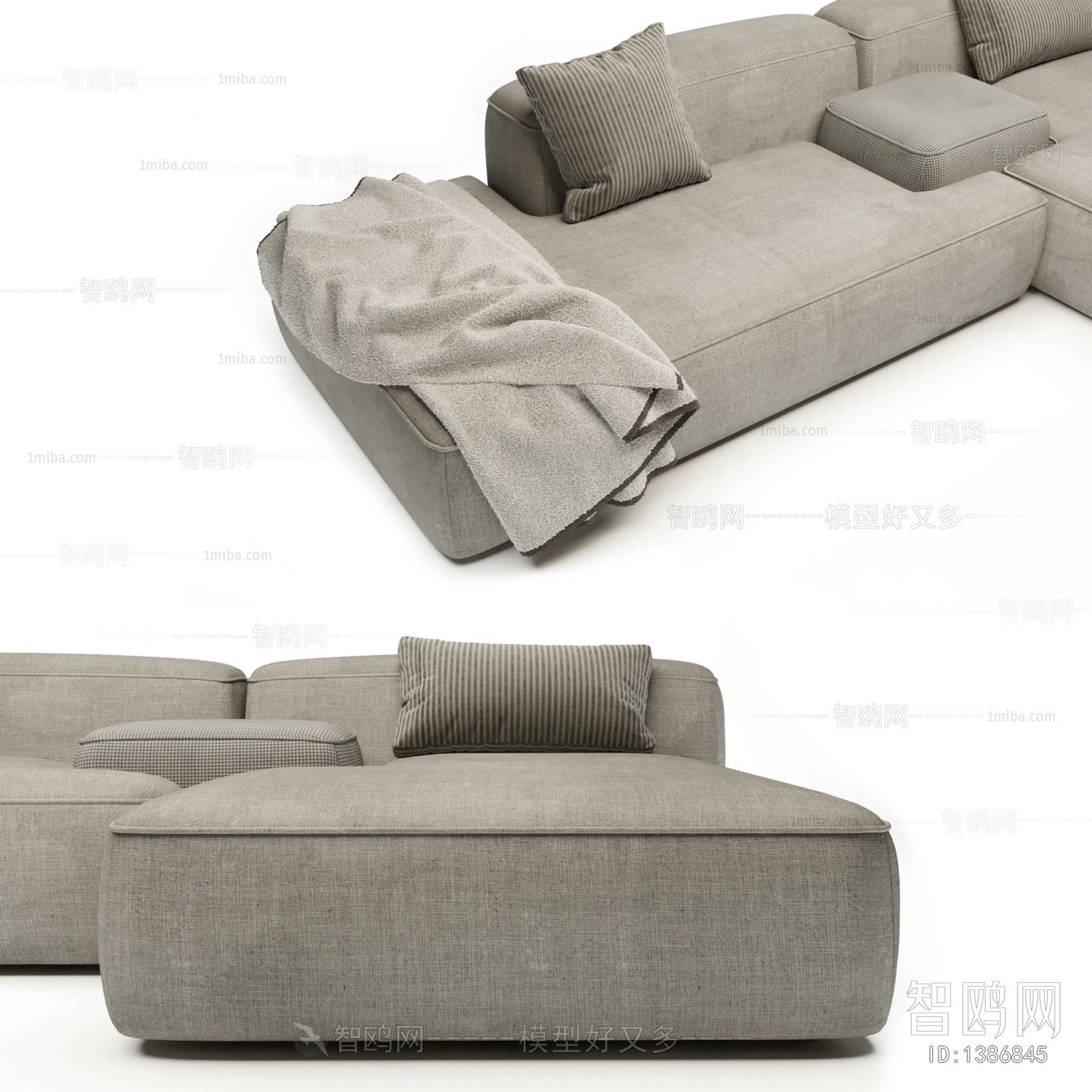 Modern Multi Person Sofa