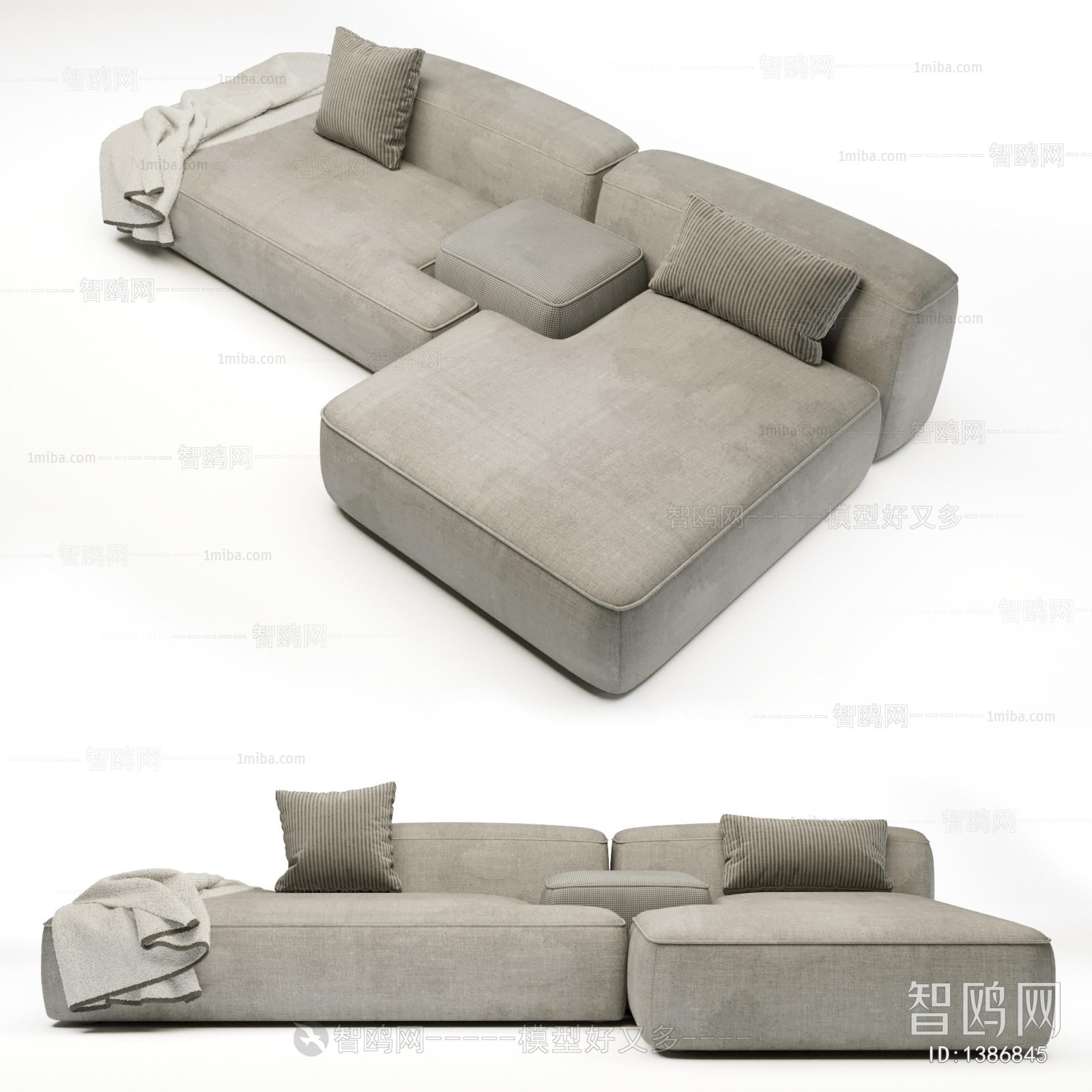 Modern Multi Person Sofa