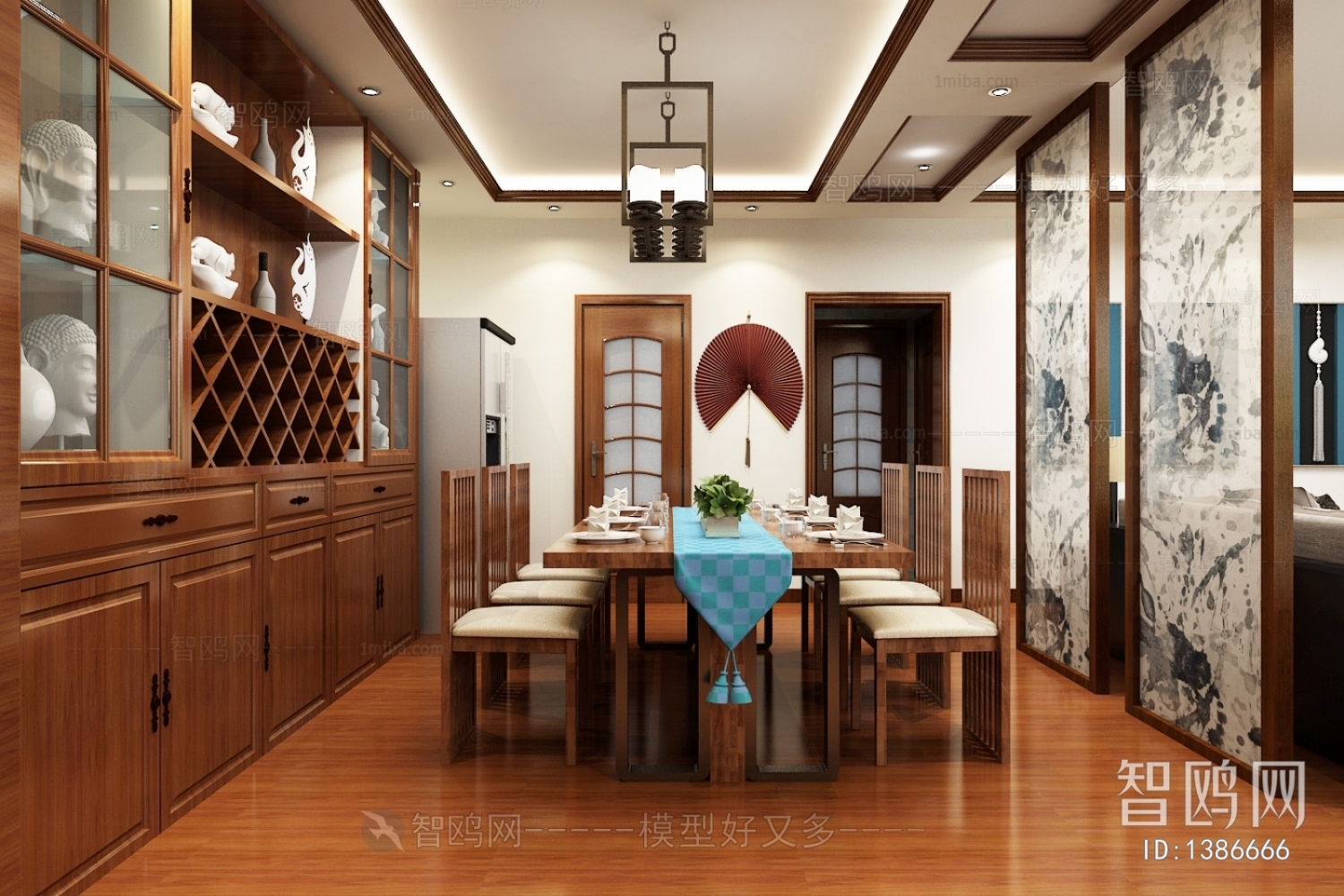 New Chinese Style Dining Room