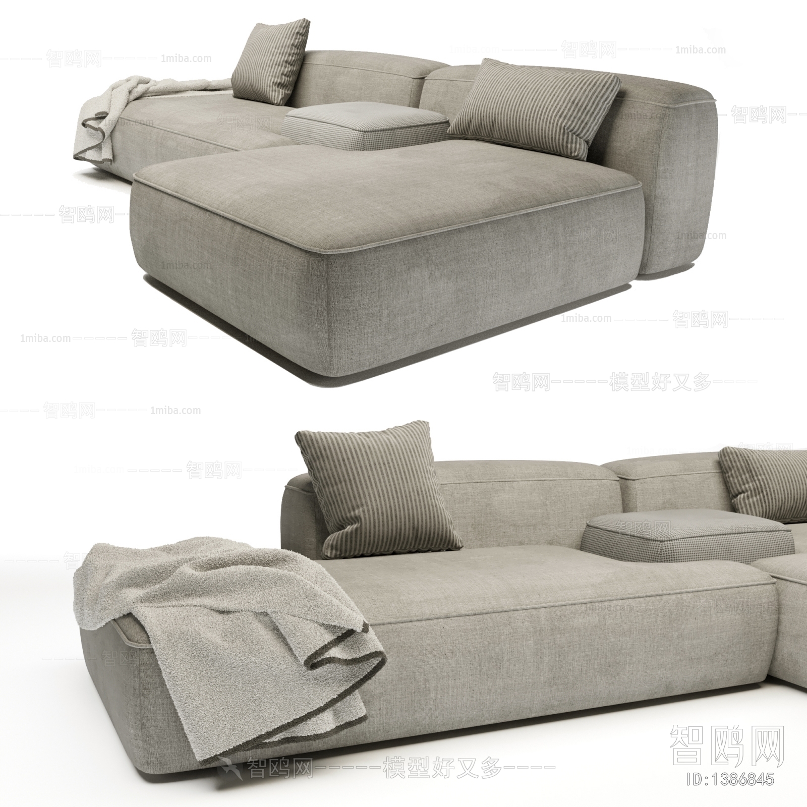 Modern Multi Person Sofa