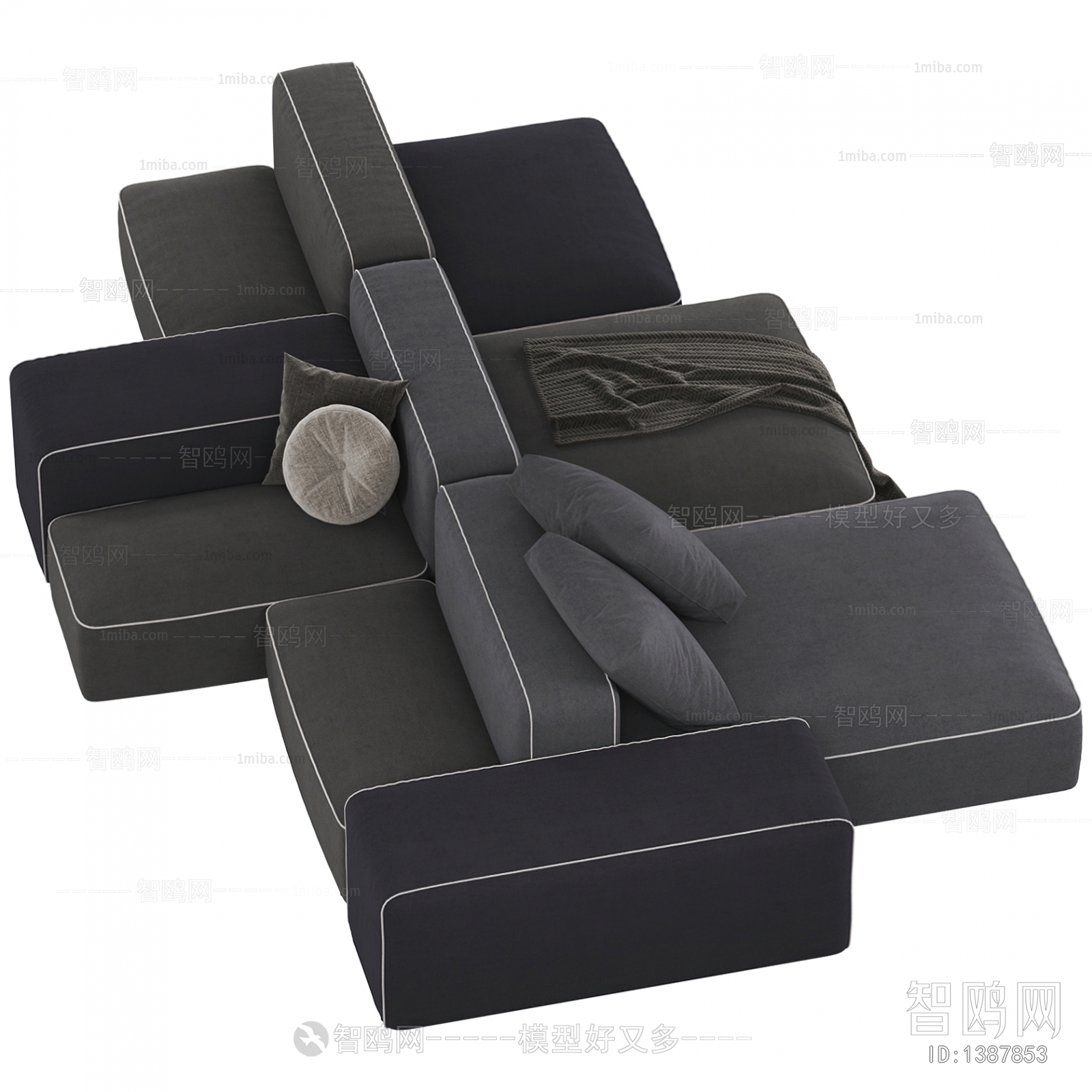 Modern Multi Person Sofa