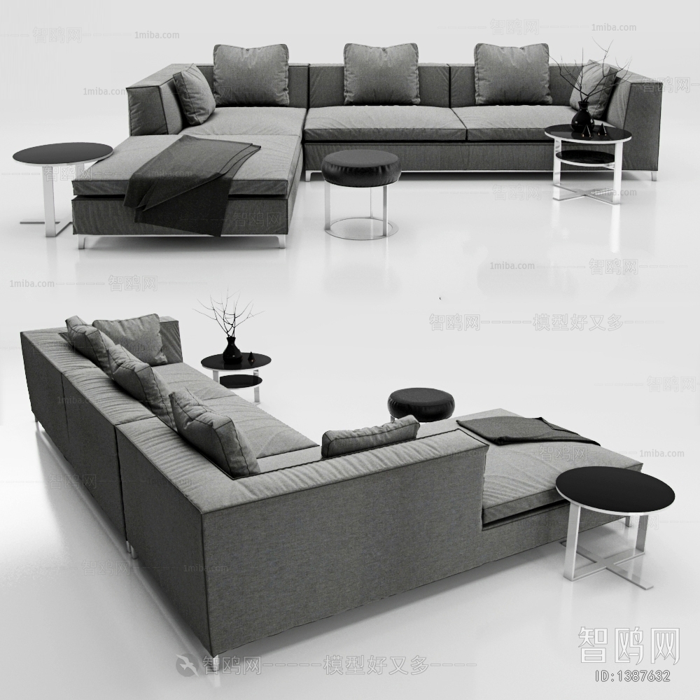 Modern Multi Person Sofa