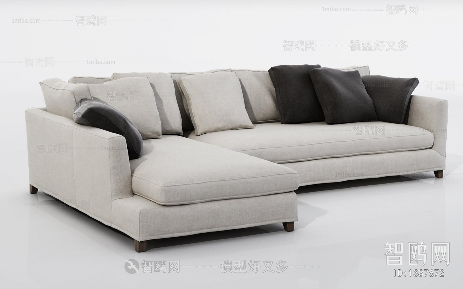 Modern Multi Person Sofa